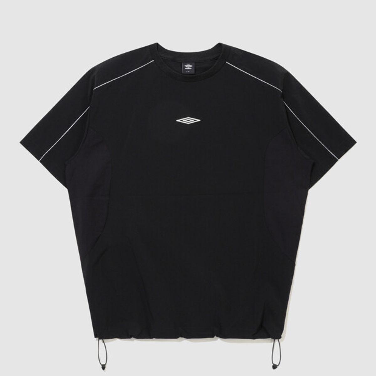 엄브로(UMBRO) 올라운드 스트레치 반팔 피스테 블랙 UR121SWT23