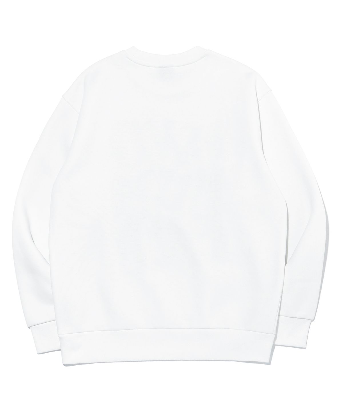 어노이드(ANNOYED) 쉐도우 빅 로고 맨투맨 LQ6TU141_OFF WHITE