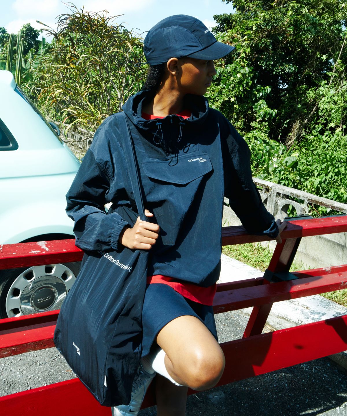 문선 아카이브(MOONSUN ARCHIVE) M.C Running Klub Bag / NAVY