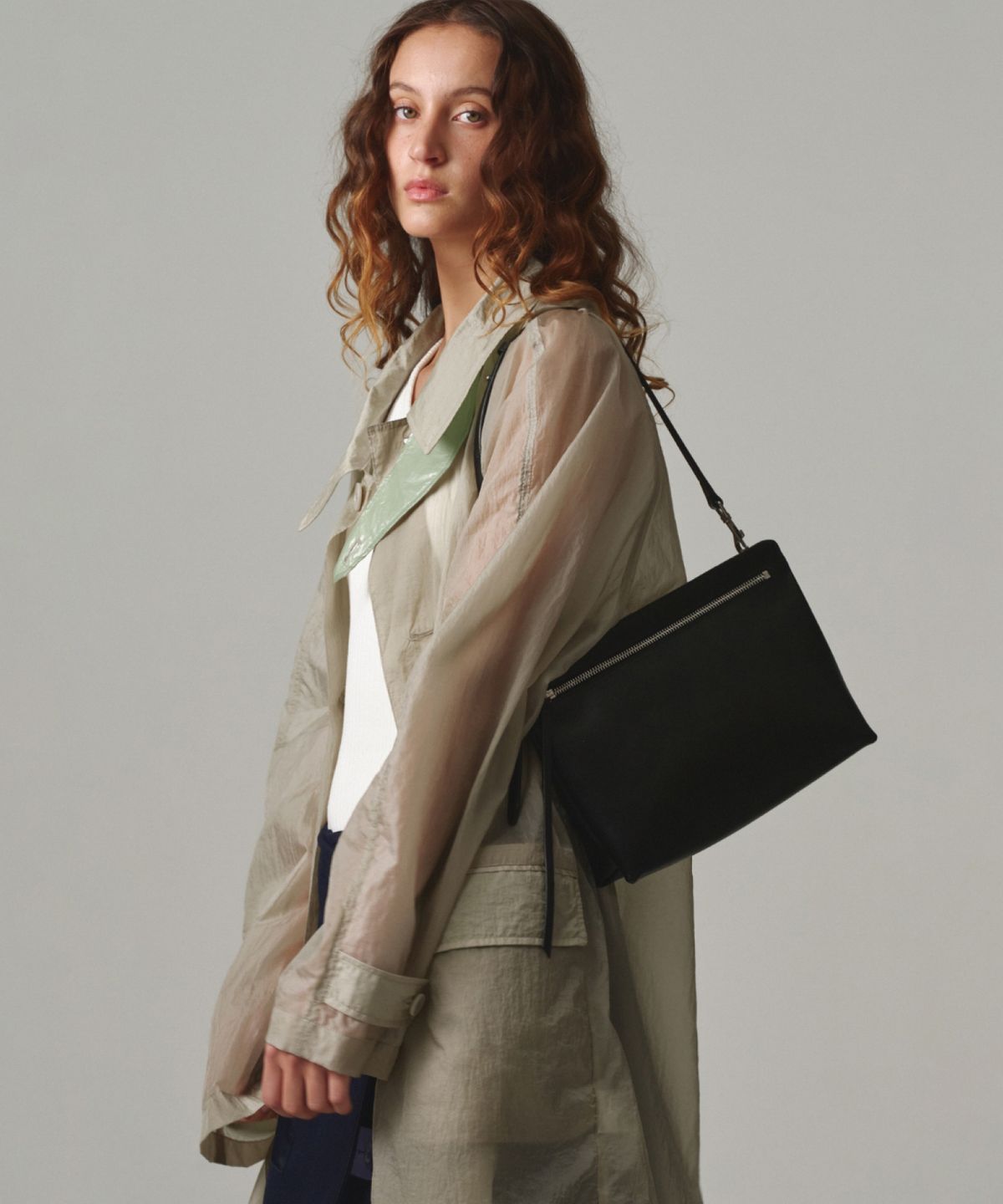 문선 아카이브(MOONSUN ARCHIVE) 2-Way Twin Leather Bag / BLACK