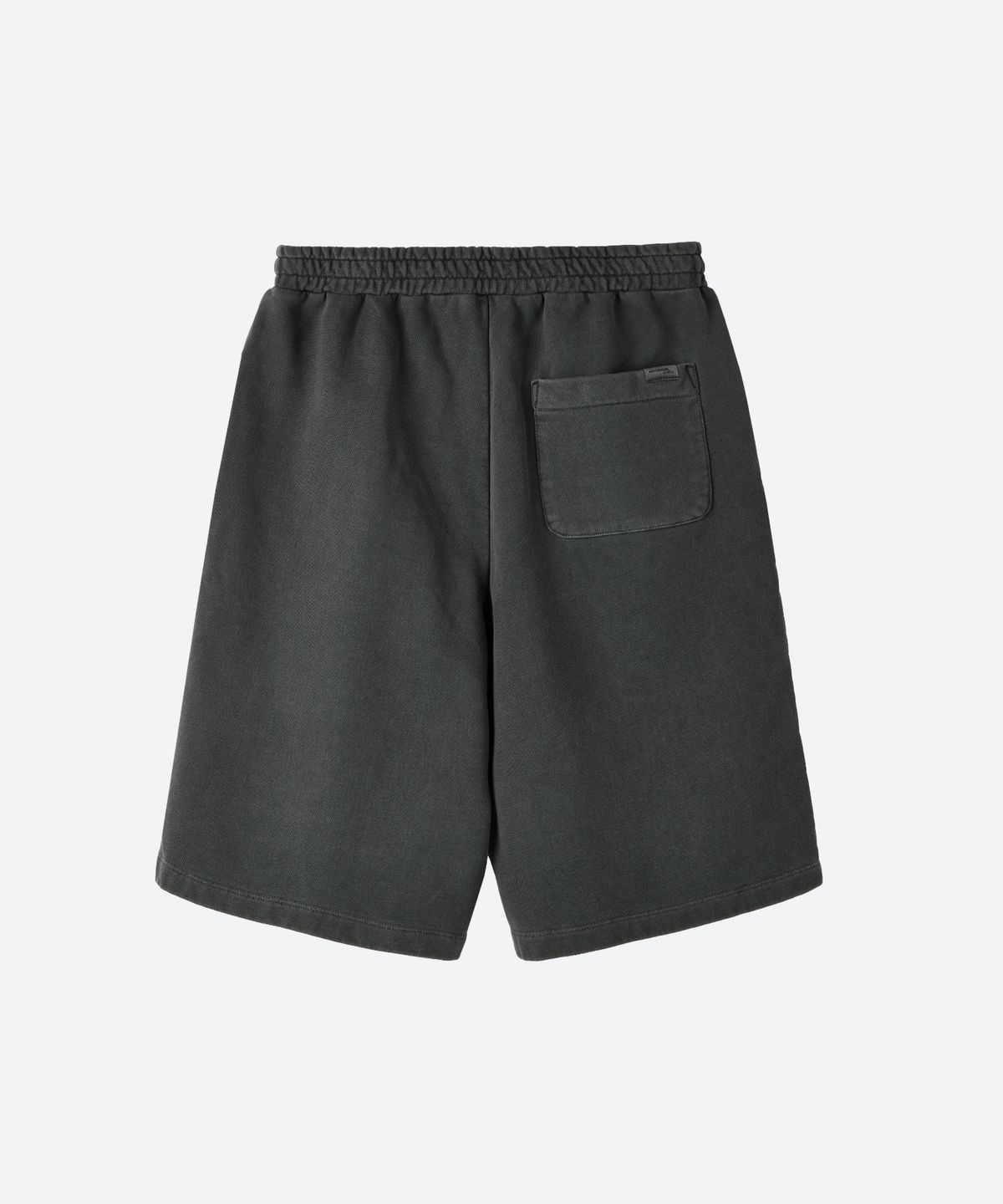 문선 아카이브(MOONSUN ARCHIVE) M.C UNISEX, Logo Pigment-Dyed Sweat Shorts / CHARCOAL