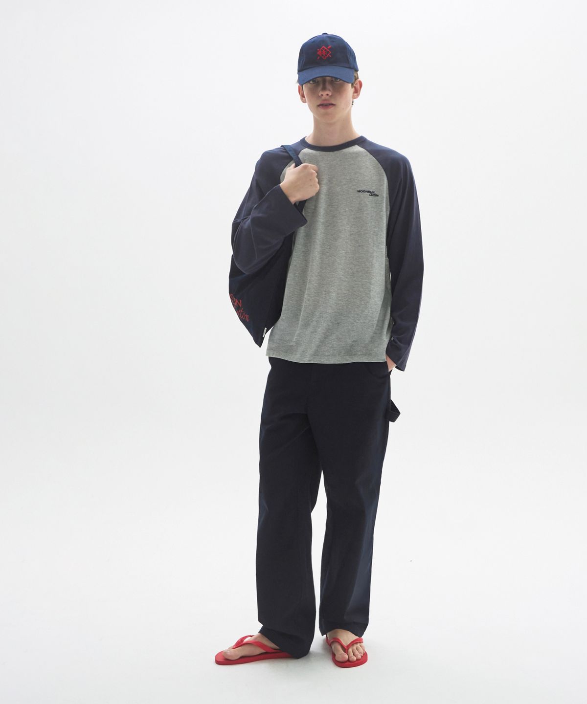 문선 아카이브(MOONSUN ARCHIVE) M.C UNISEX, Classic Carpenter Chino Pants / NAVY