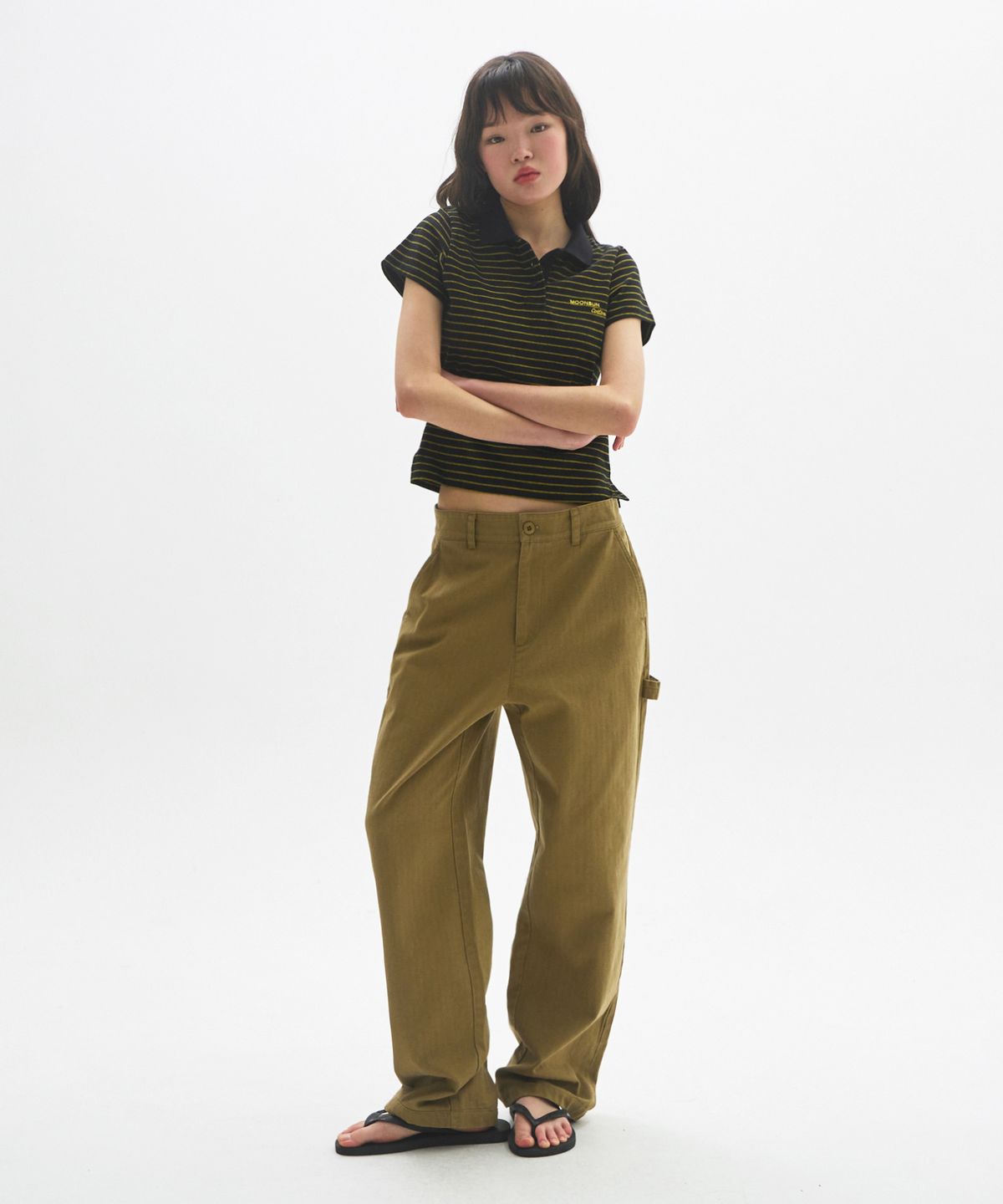 문선 아카이브(MOONSUN ARCHIVE) M.C UNISEX, Classic Carpenter Chino Pants / CAMEL
