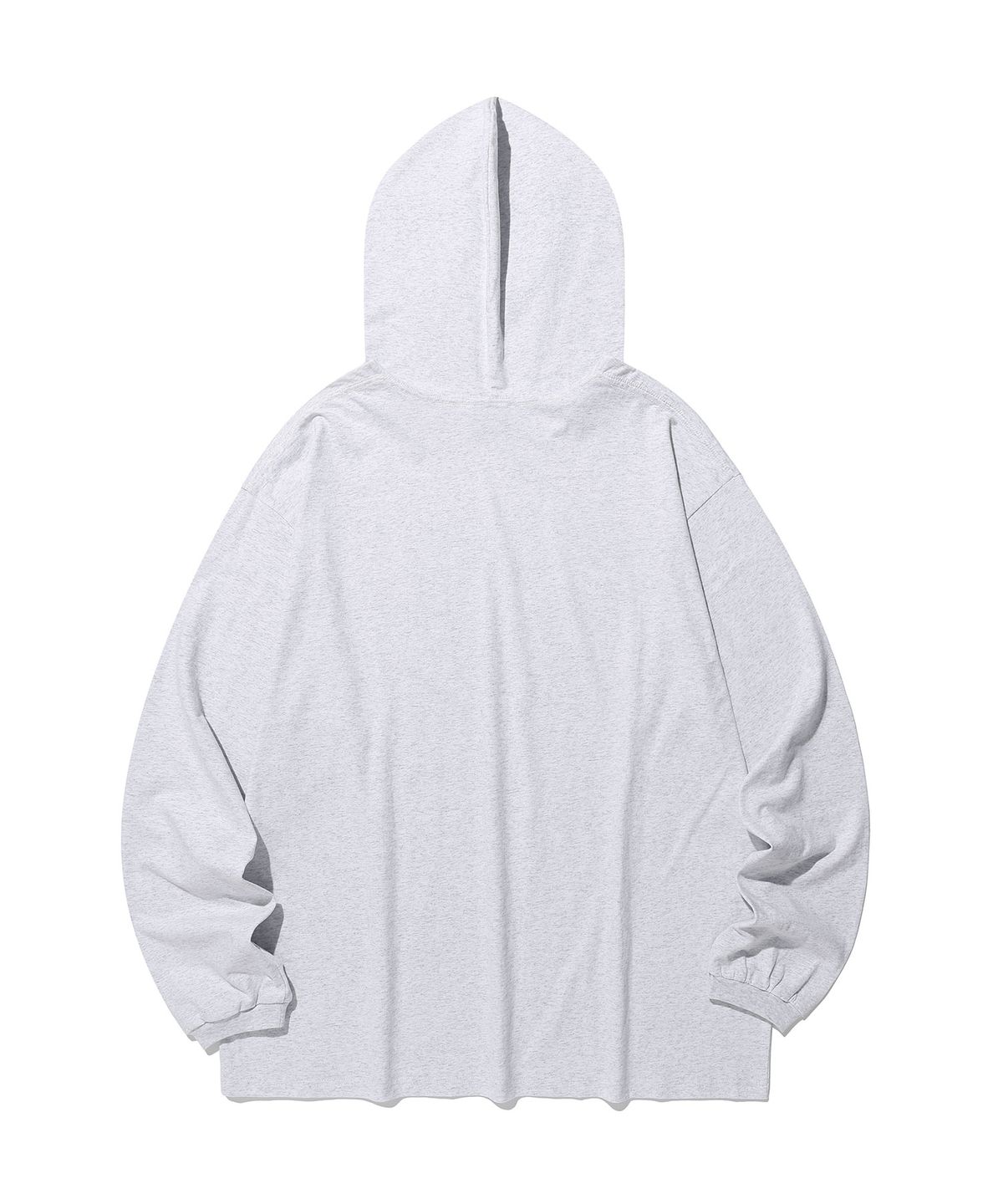 나이스고스트클럽(NICEGHOSTCLUB) STAR GIRL BIGBIG L/S HOODIE_LIGHT GREY(NG2GSUT551A)