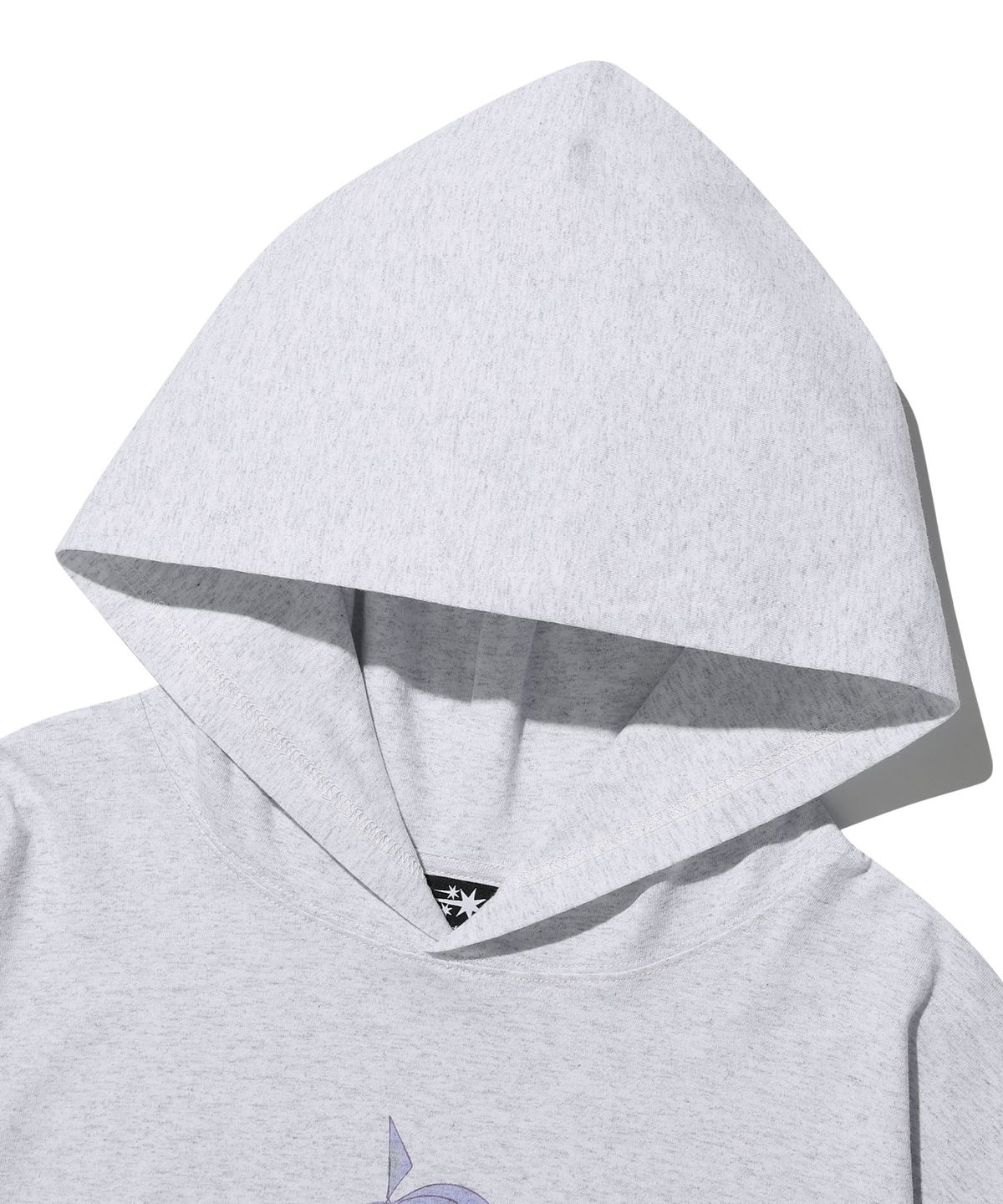나이스고스트클럽(NICEGHOSTCLUB) STAR GIRL BIGBIG L/S HOODIE_LIGHT GREY(NG2GSUT551A)
