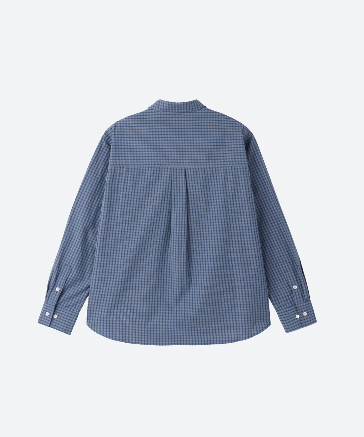 문선 아카이브(MOONSUN ARCHIVE) M.C UNISEX, Classic Check Shirt / BLUE