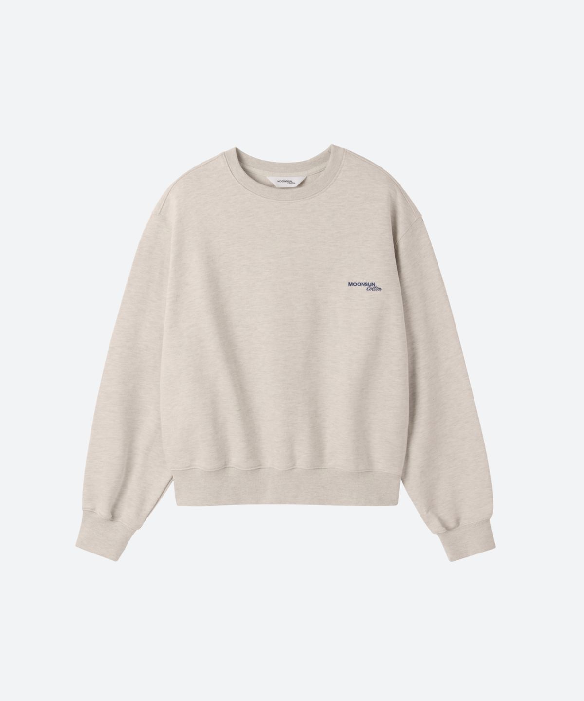 문선 아카이브(MOONSUN ARCHIVE) M.C UNISEX, Logo Basic Sweatshirt / OATMEAL