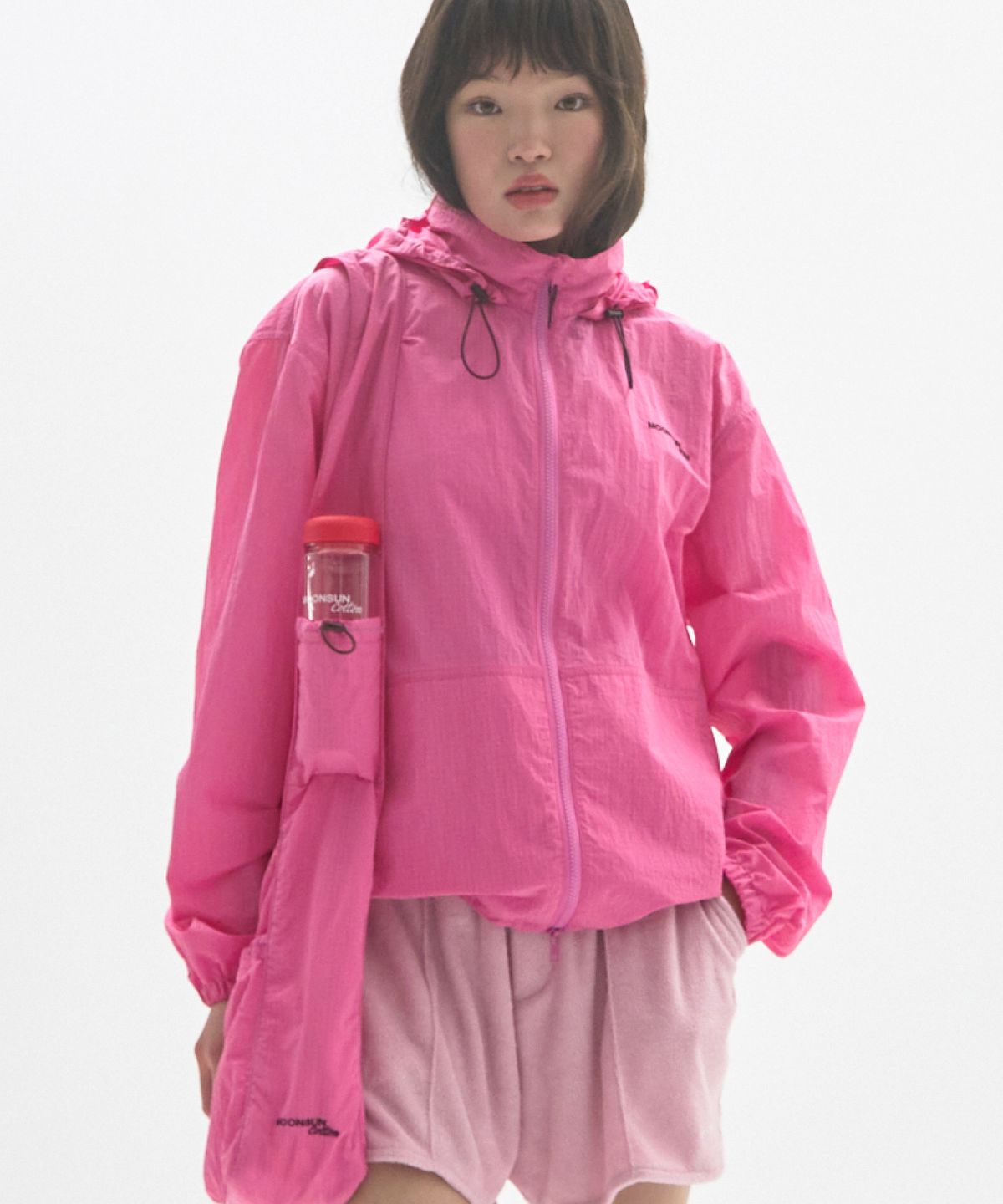 문선 아카이브(MOONSUN ARCHIVE) M.C UNISEX, Wind Breaker Jacket / PINK