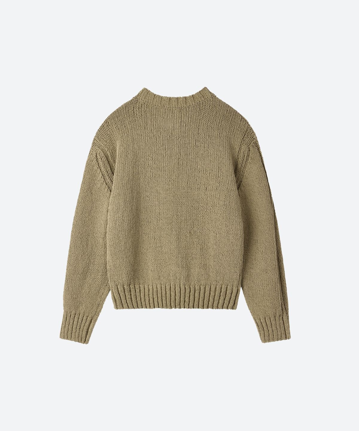 문선 아카이브(MOONSUN ARCHIVE) UNISEX, Bold Zip-Up Cardigan / KHAKI