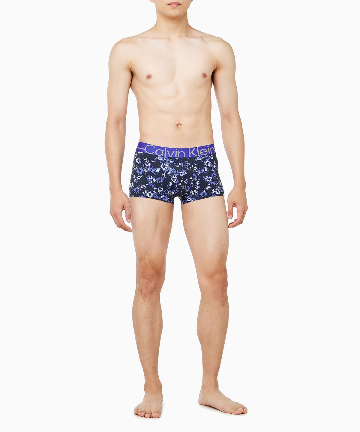 캘빈클라인 언더웨어(CALVIN KLEIN UNDERWEAR) 남성 뉴 사인 로고 로우 라이즈 트렁크_NB45122Q8