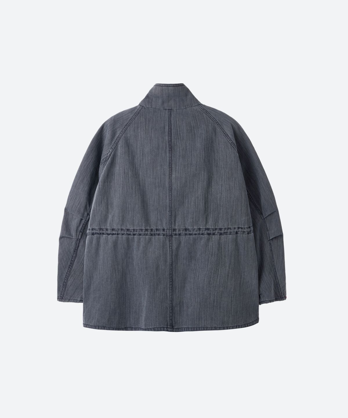 문선 아카이브(MOONSUN ARCHIVE) UNISEX, Oversized Bold Stud Detail Field Jacket / NAVY