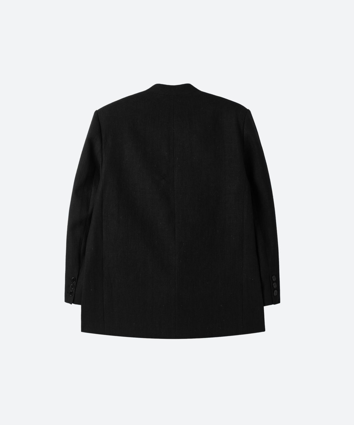 문선 아카이브(MOONSUN ARCHIVE) UNISEX, Oriental Linen Tailored Jacket / BLACK