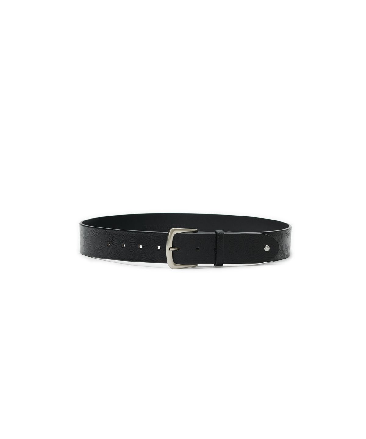 썬번프로젝트(SUNBURNPROJECT) PAISLEY WIDE BELT, BLACK