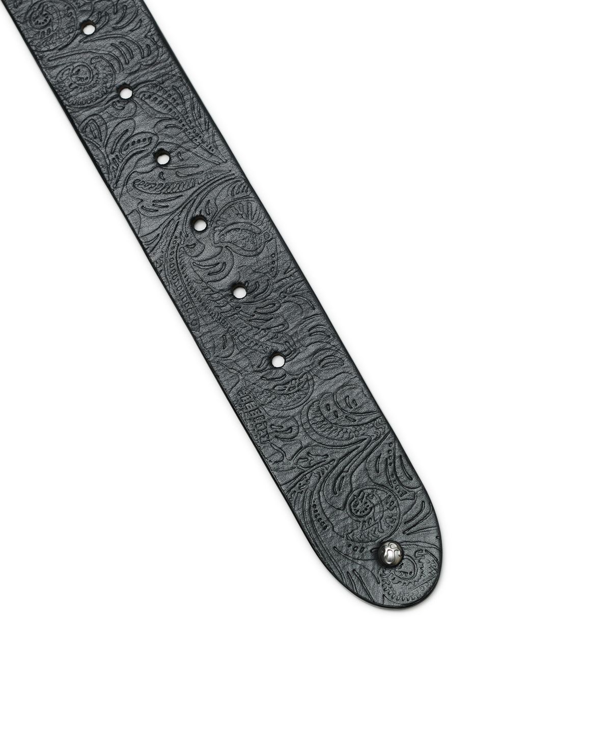 썬번프로젝트(SUNBURNPROJECT) PAISLEY WIDE BELT, BLACK
