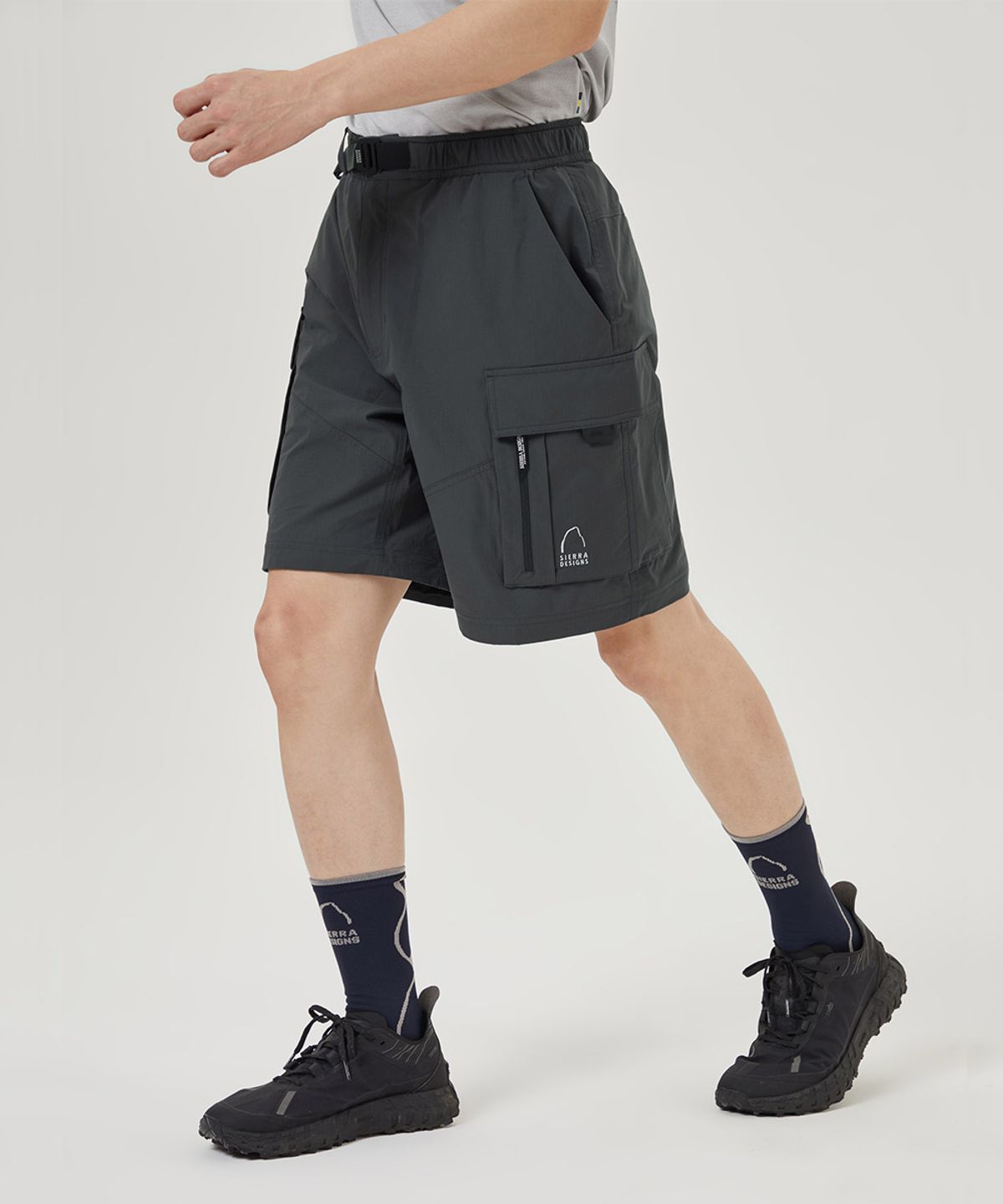 시에라디자인(SIERRA DESIGNS) 라몬트(LAMONT) 9부 2WAY 컨버터블 팬츠 (와이드핏) CHARCOAL