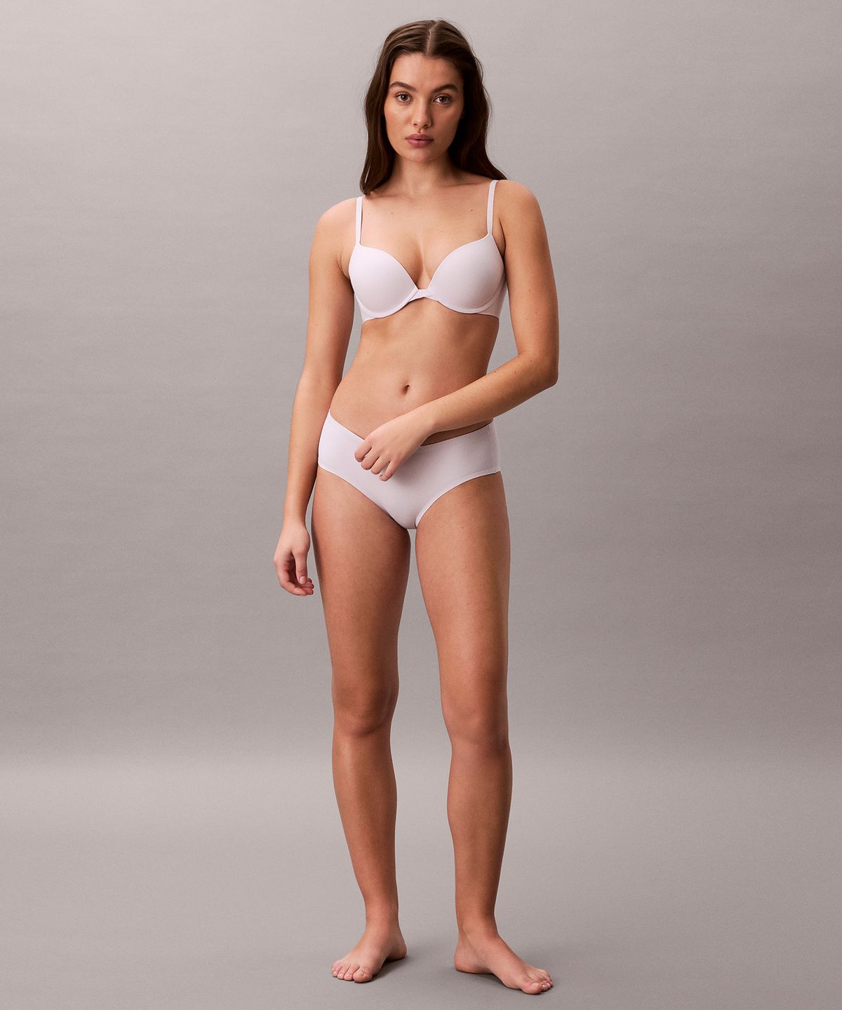 캘빈클라인 언더웨어(CALVIN KLEIN UNDERWEAR) 여성 인비져블 마이크로파이버 스트레치 AF 힙스터_QF8238AD2IK