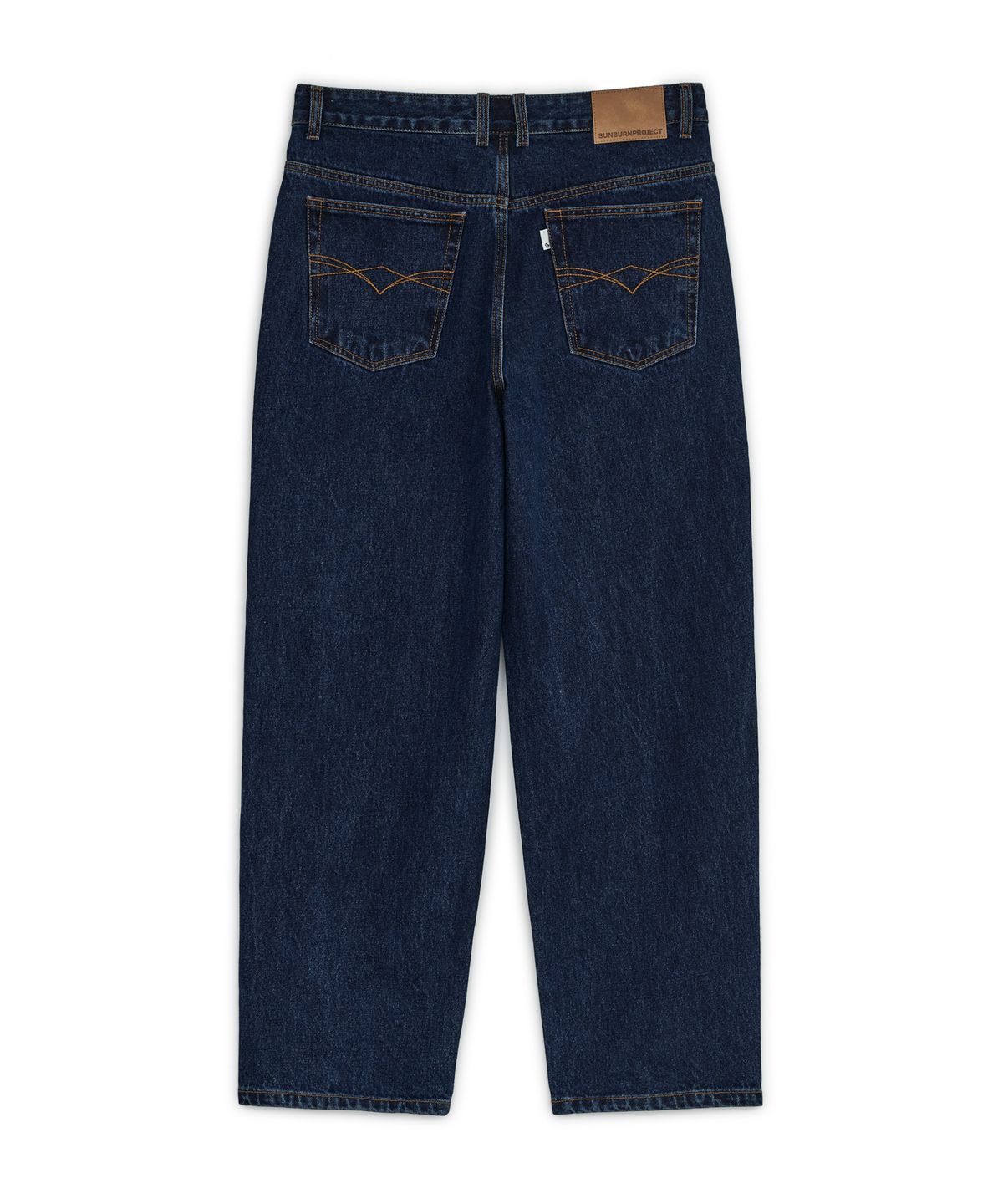 썬번프로젝트(SUNBURNPROJECT) WIDE BAGGY DENIM PANTS, BLUE