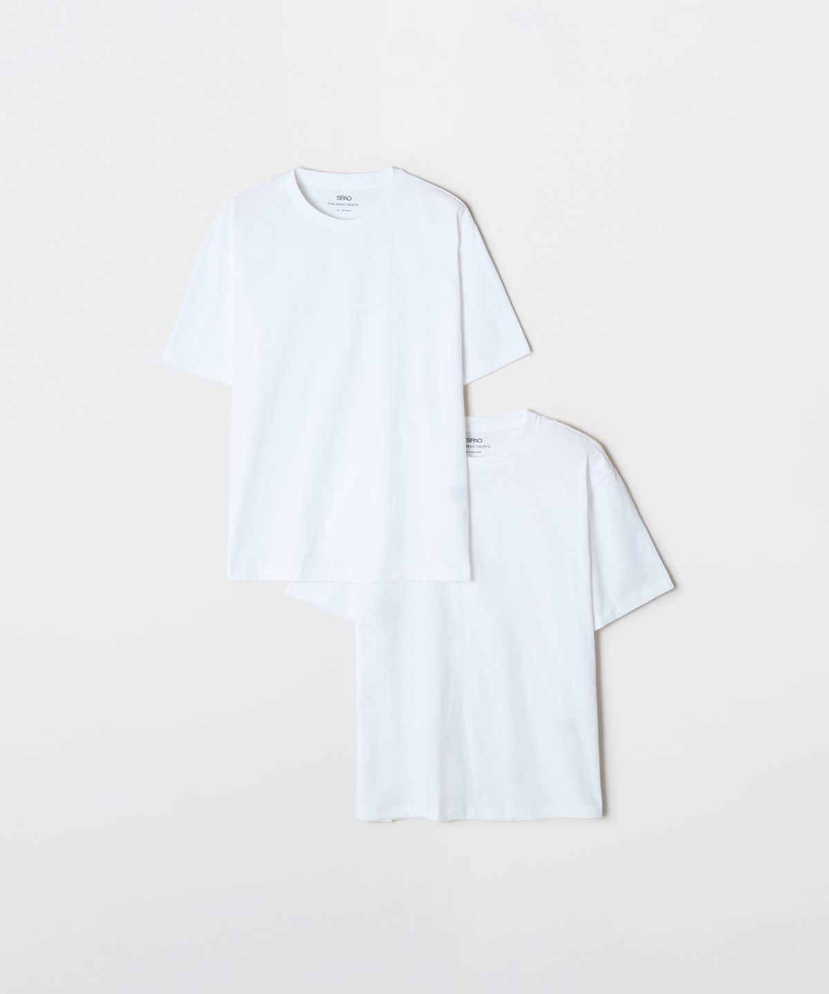 스파오(SPAO) [2PACK] COOL 루즈핏 반팔티_SPRWGA9A02