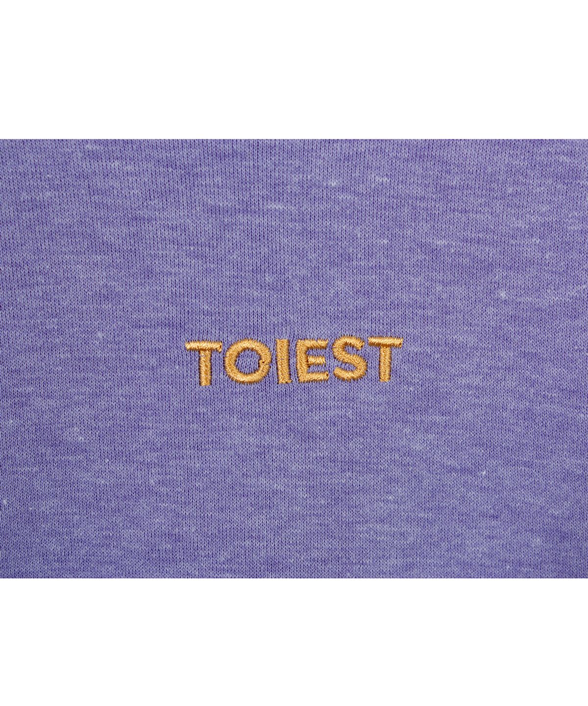 토이에스트(TOIEST) 스몰 자수 로고 스웨트 셔츠 퍼플