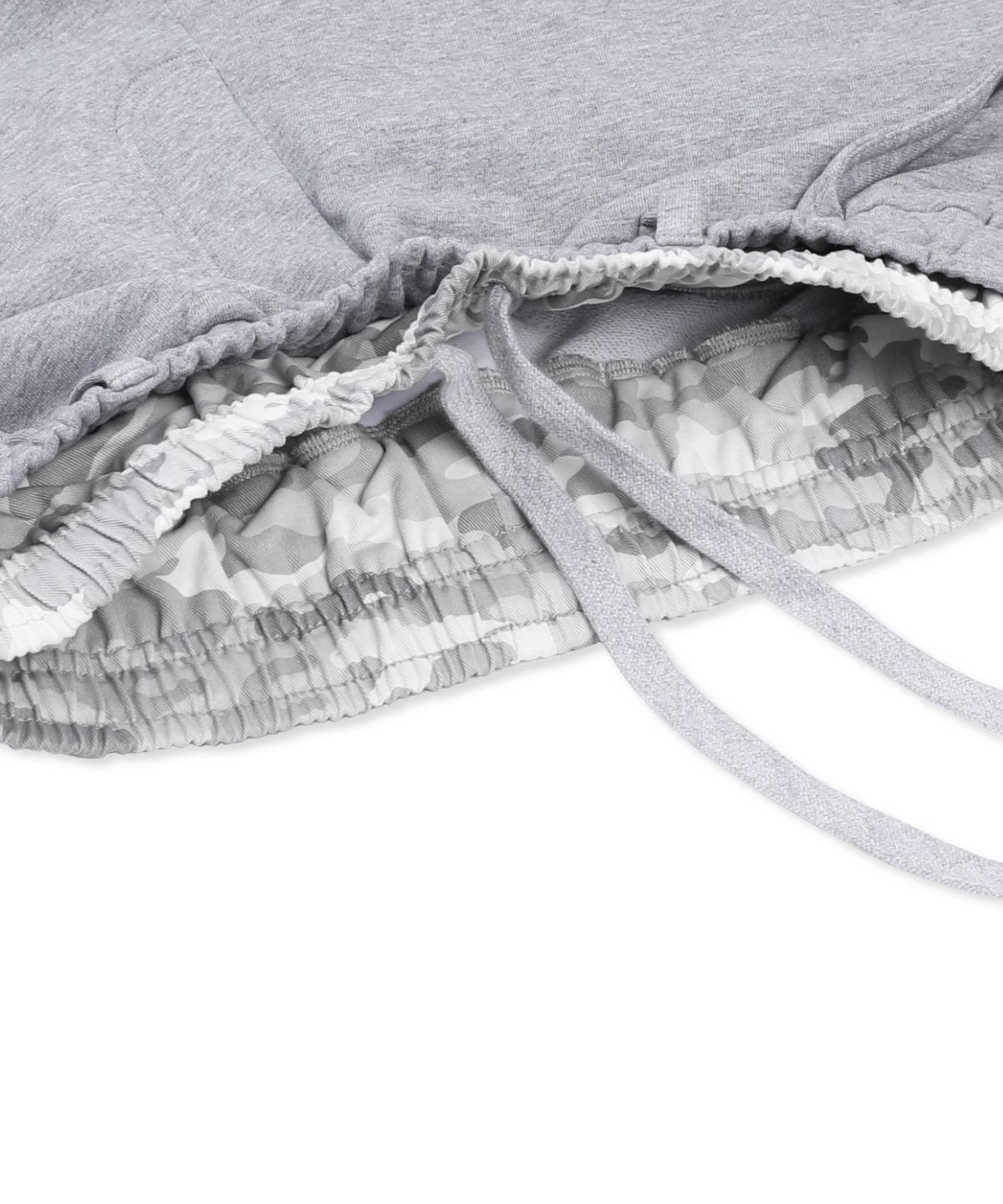 엑스톤즈(XTONZ) XP328 카모 레이어드 벌룬 스웨트 팬츠 (GRAY)