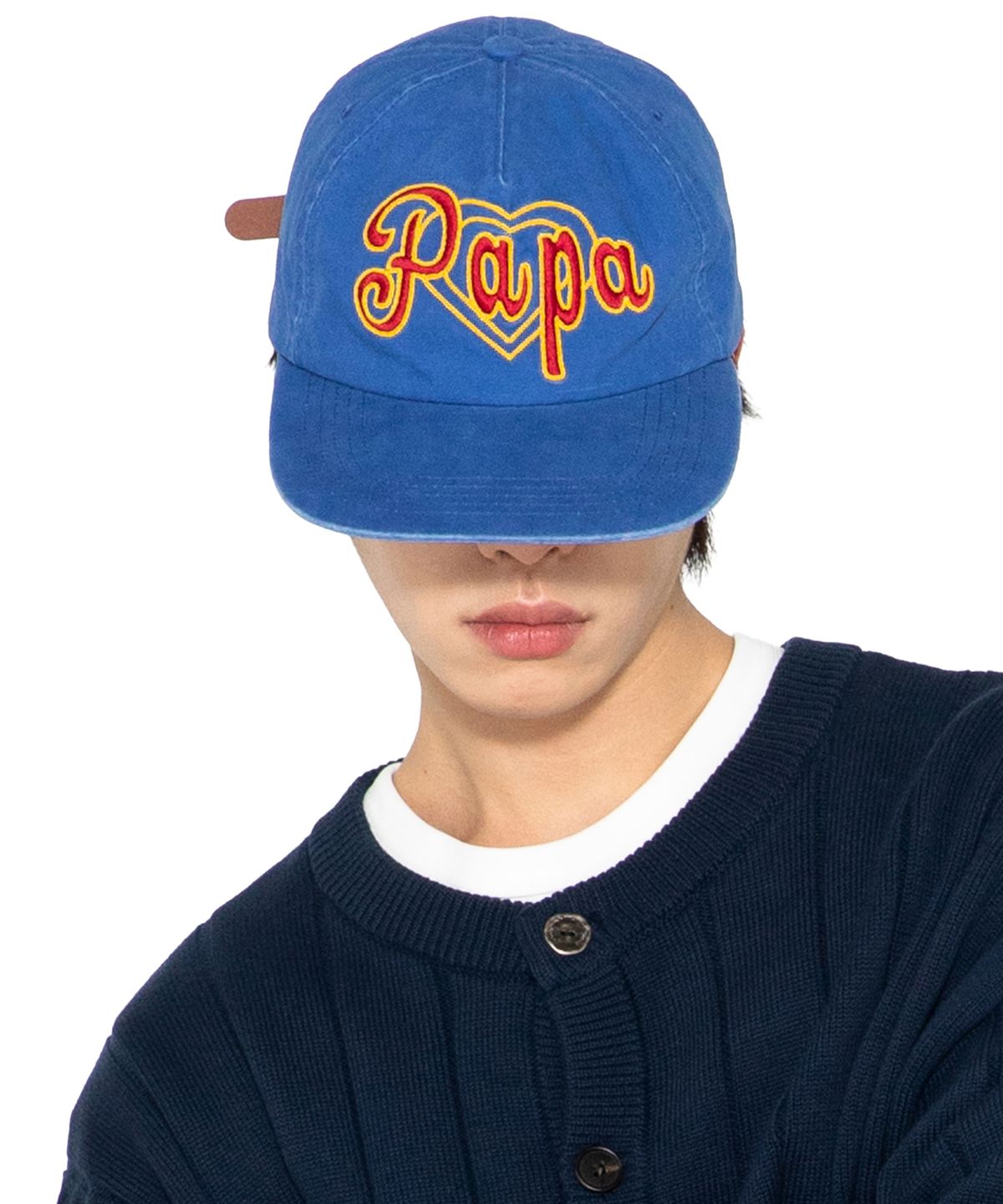엑스톤즈(XTONZ) XTA093 파파 빈티지 워싱 볼캡 (BLUE)