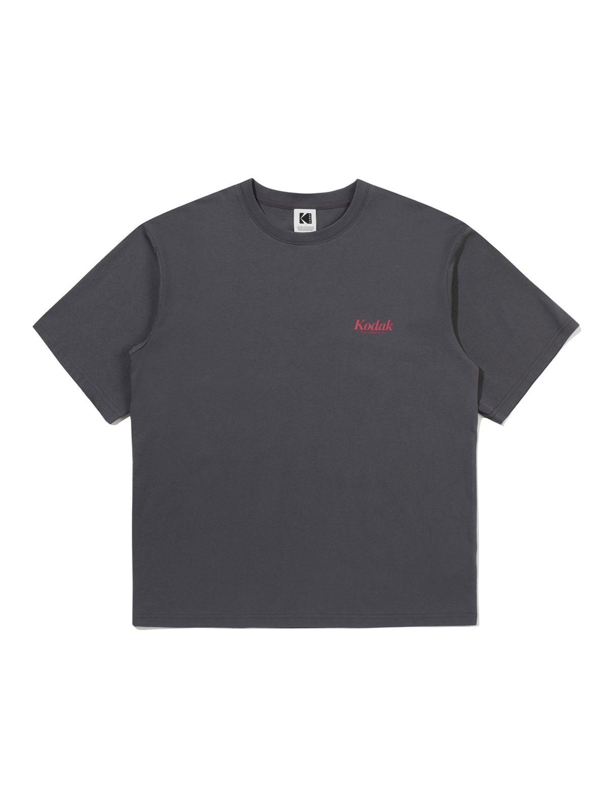 코닥(KODAK) 씨너리 그래픽 반팔 티셔츠 CHARCOAL