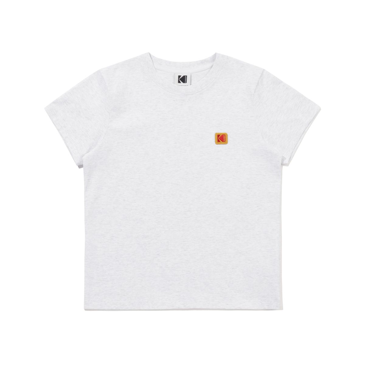 코닥(KODAK) 에센셜 아스킨 반팔 티셔츠 우먼 WHITE MELANGE