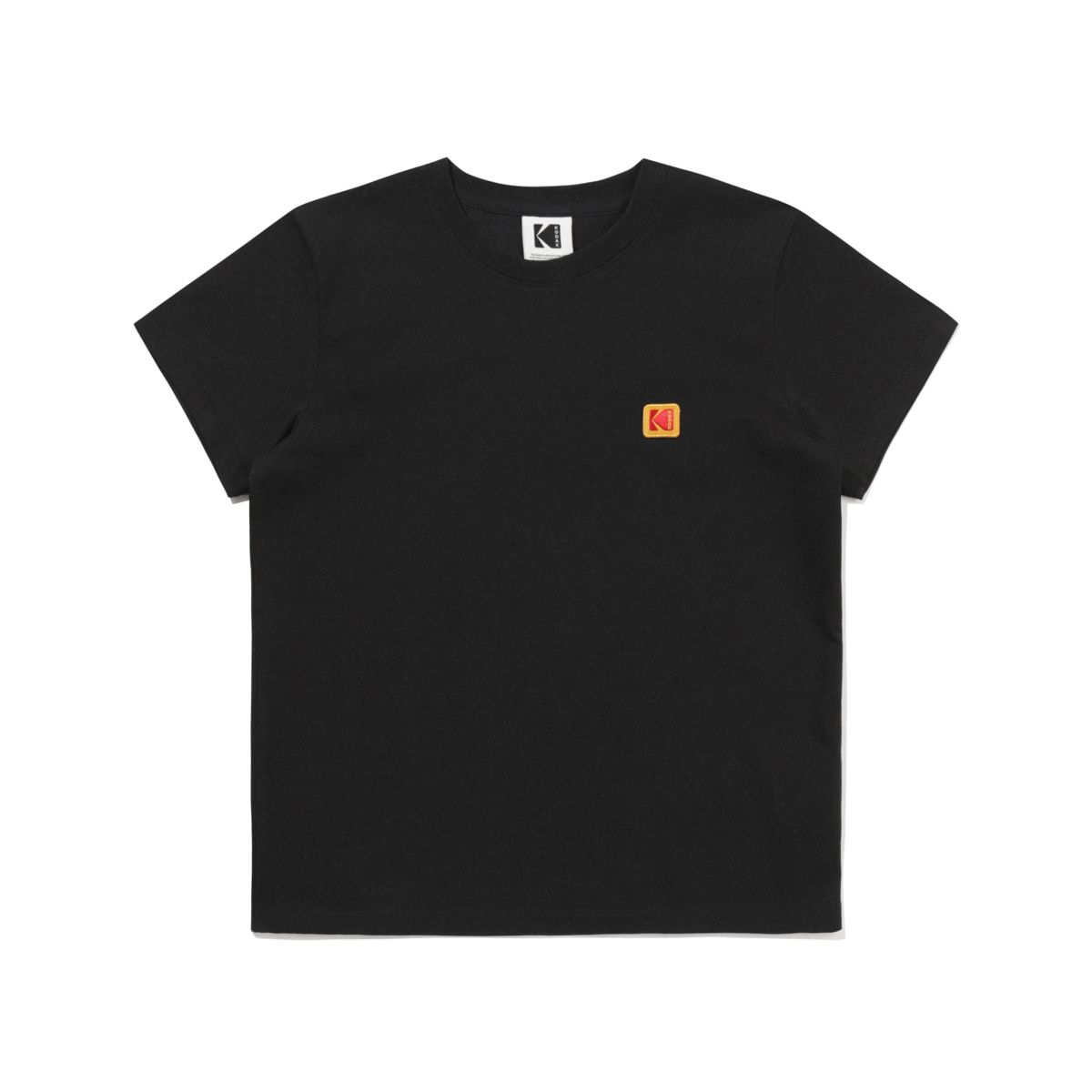 코닥(KODAK) 에센셜 아스킨 반팔 티셔츠 우먼 BLACK