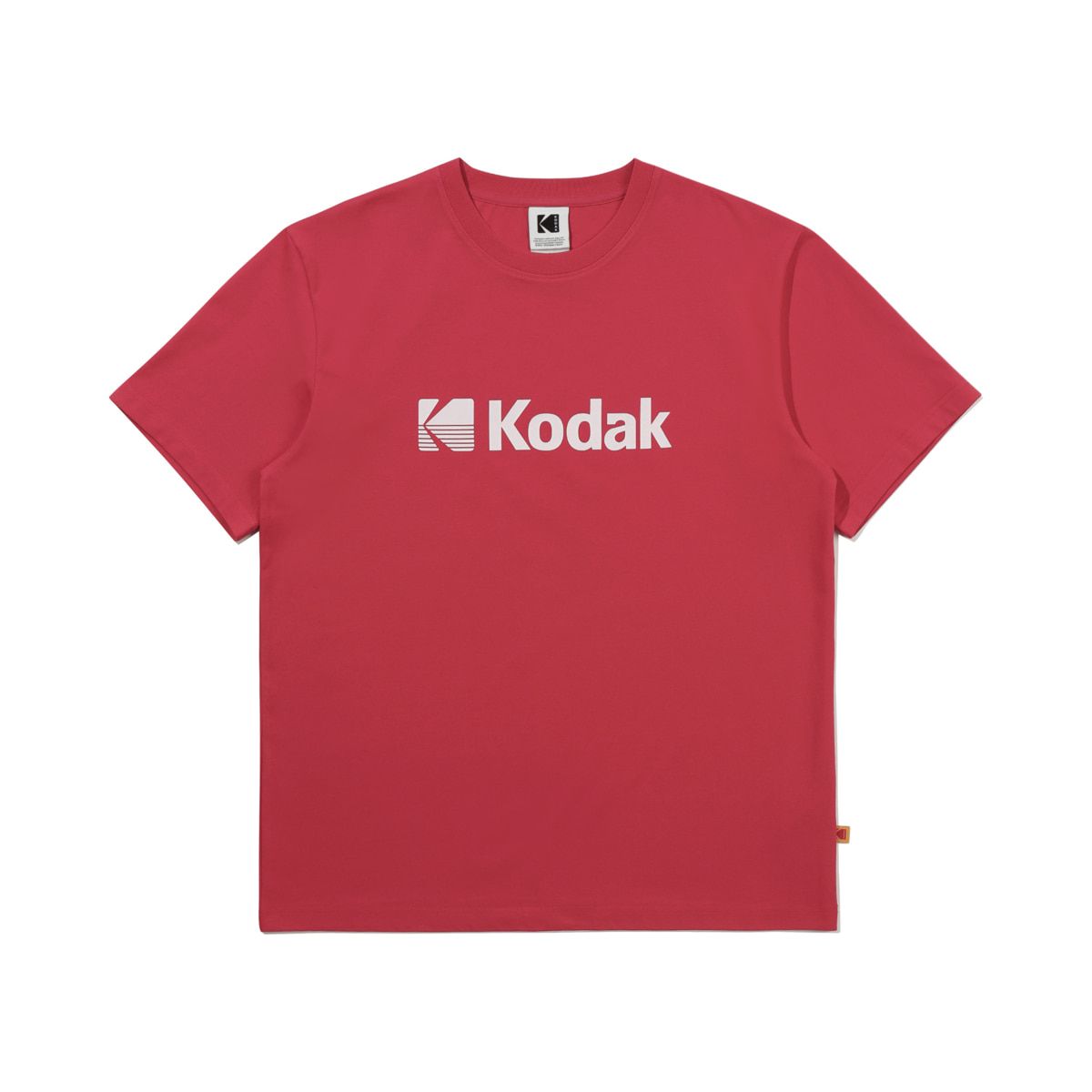 코닥(KODAK) 에센셜 빅로고 아스킨 반팔 티셔츠 RED