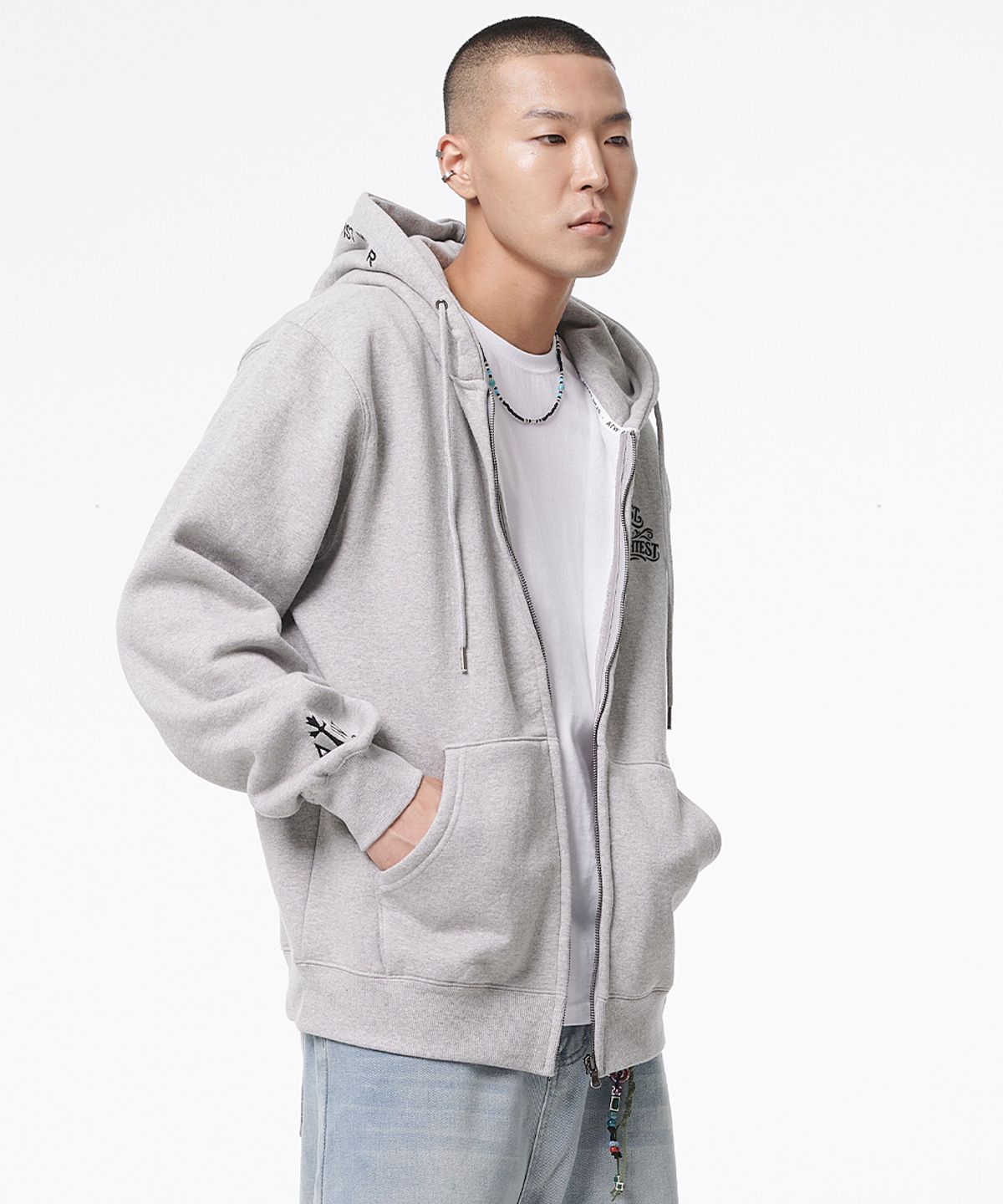 아티스트웨어(ARTISTWEAR) [ATW] 리바이벌 후드집업- 2COLOR