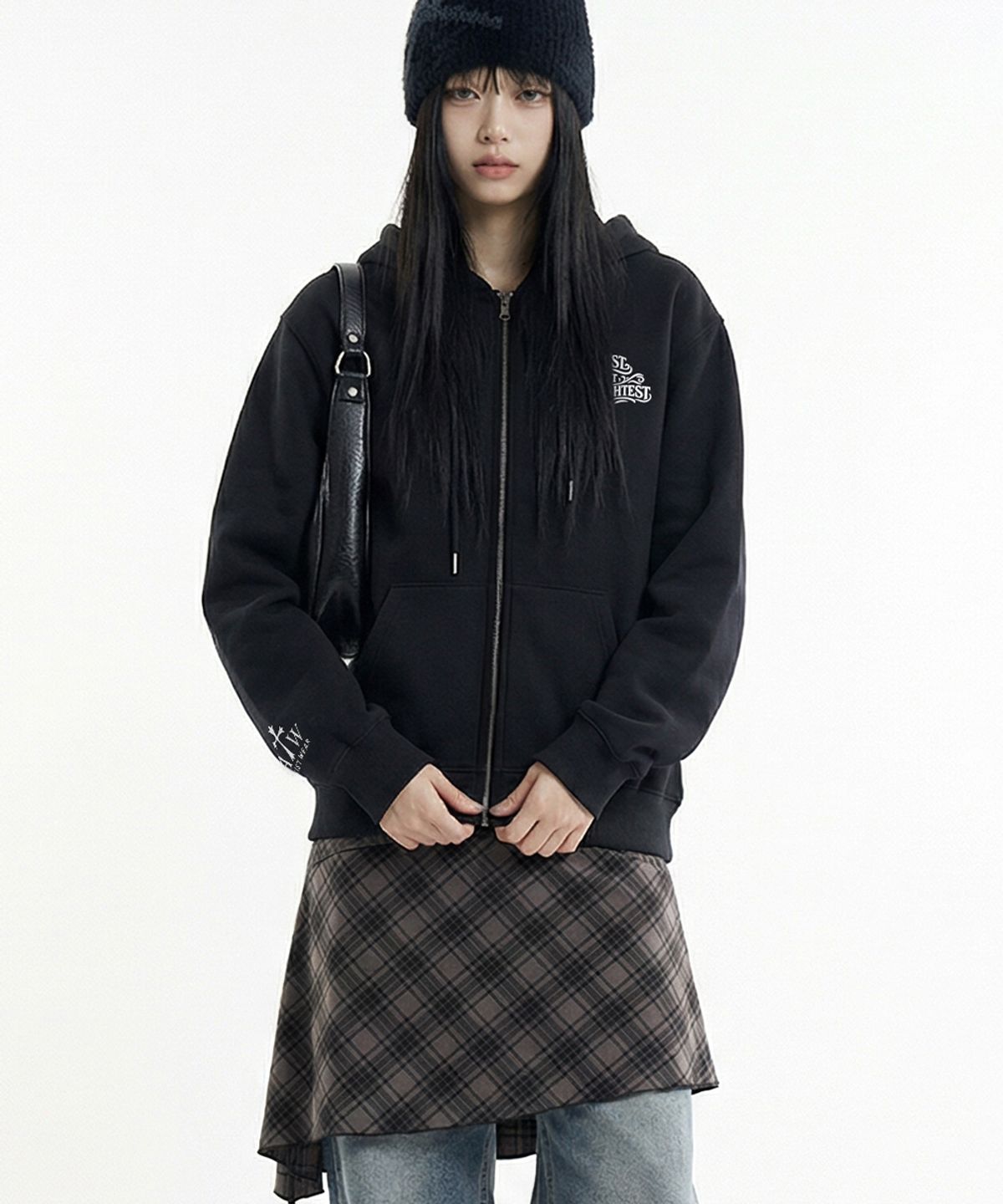 아티스트웨어(ARTISTWEAR) [ATW] 리바이벌 후드집업- 2COLOR