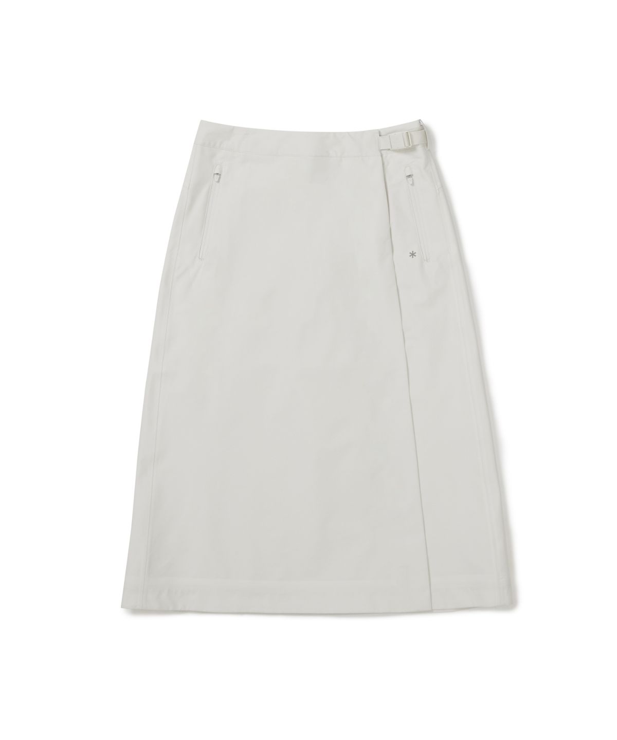 스노우피크 어패럴(SNOWPEAK APPAREL) 드라이피크 경량 3L 여성 방수 랩스커트 (S26ZWPSK07) Ivory