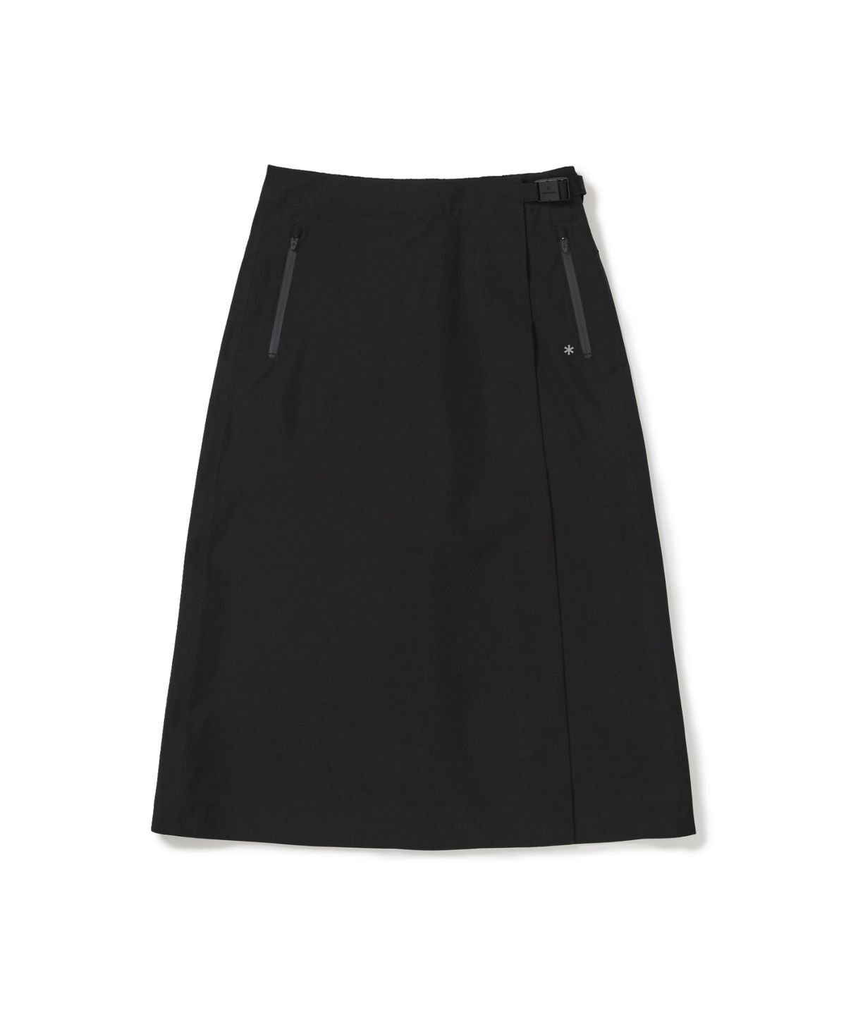 스노우피크 어패럴(SNOWPEAK APPAREL) 드라이피크 경량 3L 여성 방수 랩스커트 (S26ZWPSK07) Black