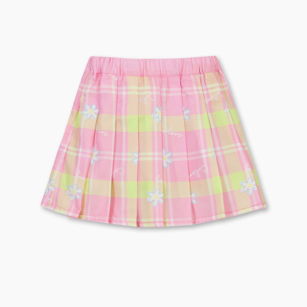 베네통키즈(BENETTONKIDS) 플라워 팝 플리츠 스커트_QASK06611PK