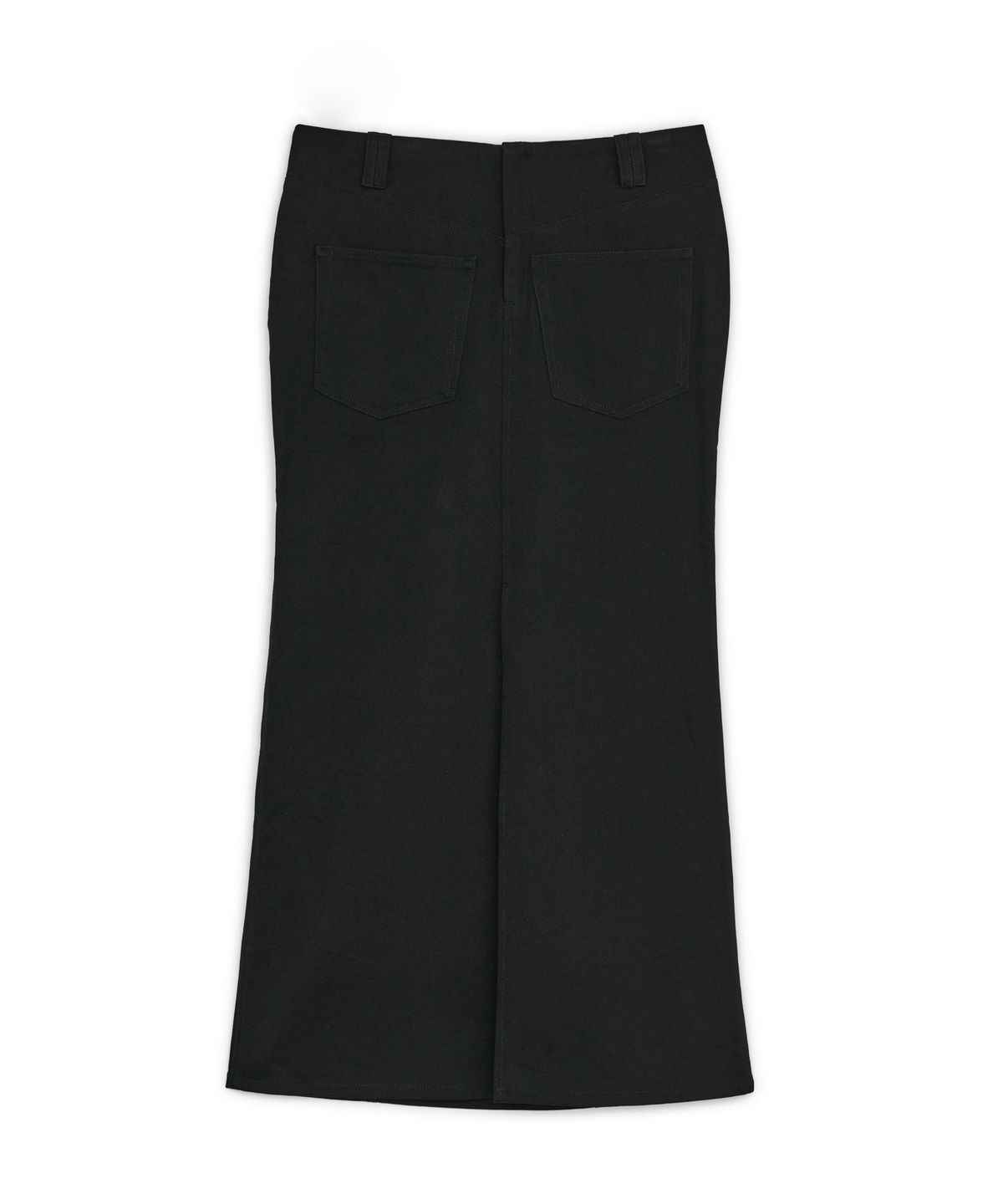 썬번프로젝트(SUNBURNPROJECT) DOUBLE POCKET COTTON MAXI SKIRT, BLACK