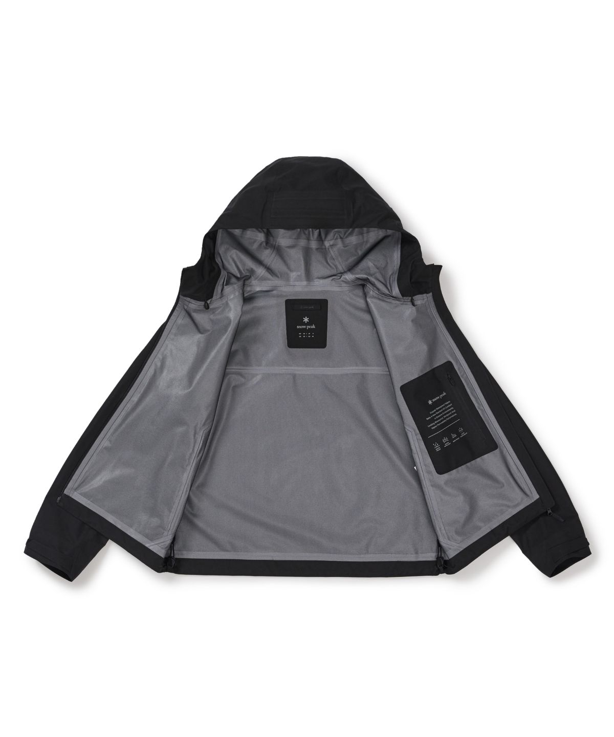 스노우피크 어패럴(SNOWPEAK APPAREL) 드라이피크 경량 3L 여성 방수 자켓 (S26ZWPJK07) Black