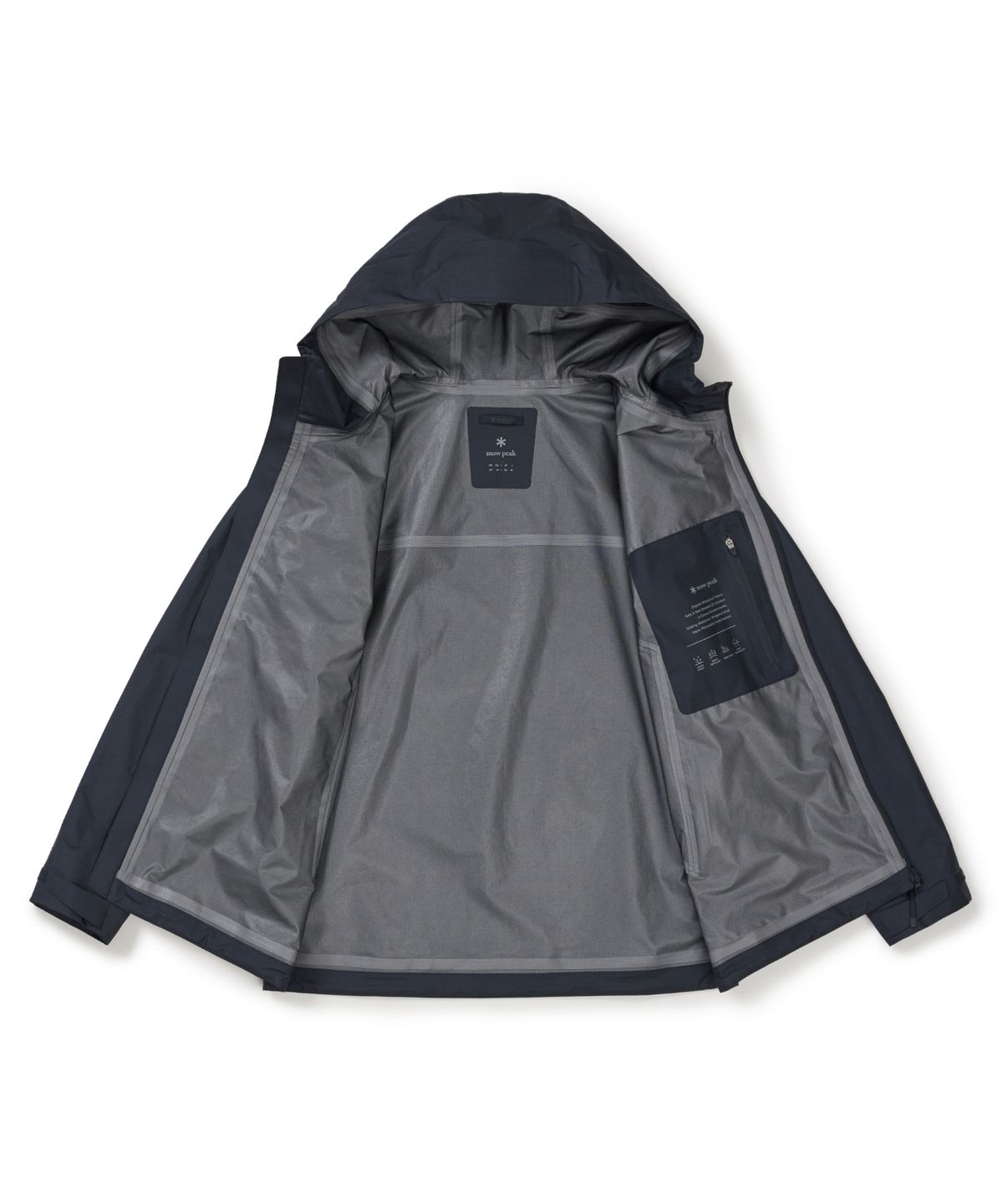 스노우피크 어패럴(SNOWPEAK APPAREL) 드라이피크 경량 3L 방수 자켓 (S26ZMPJK06) Vintage Blue