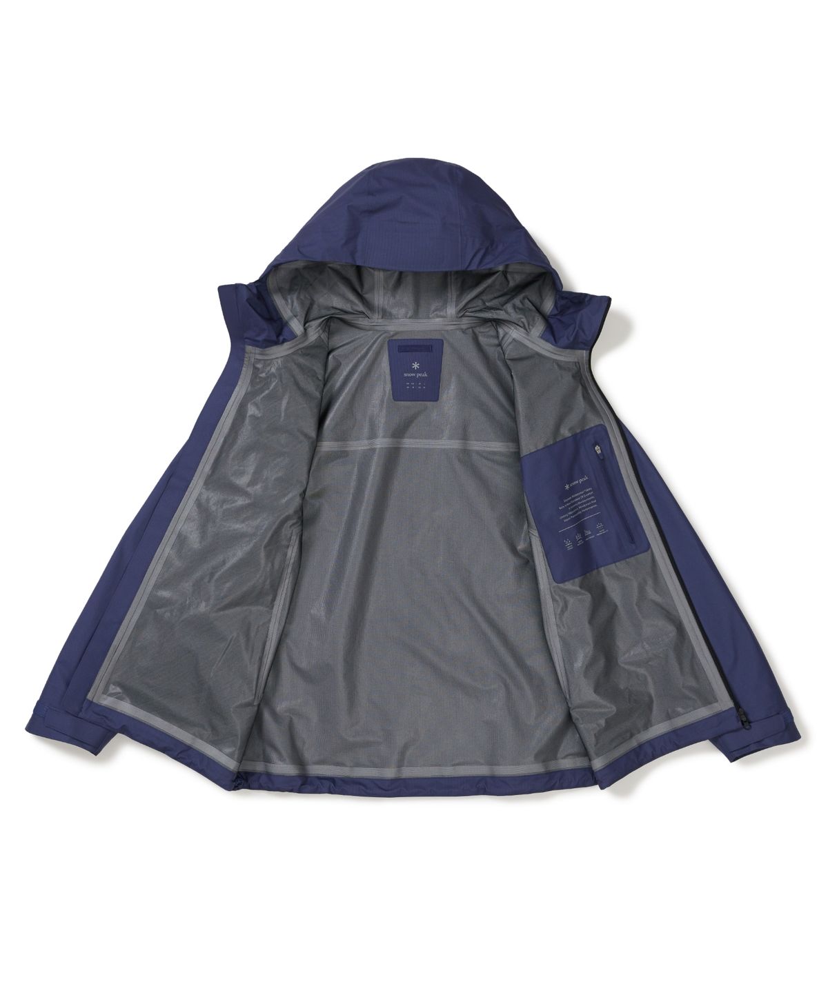 스노우피크 어패럴(SNOWPEAK APPAREL) 드라이피크 경량 3L 방수 자켓 (S26ZMPJK06) Deep Blue