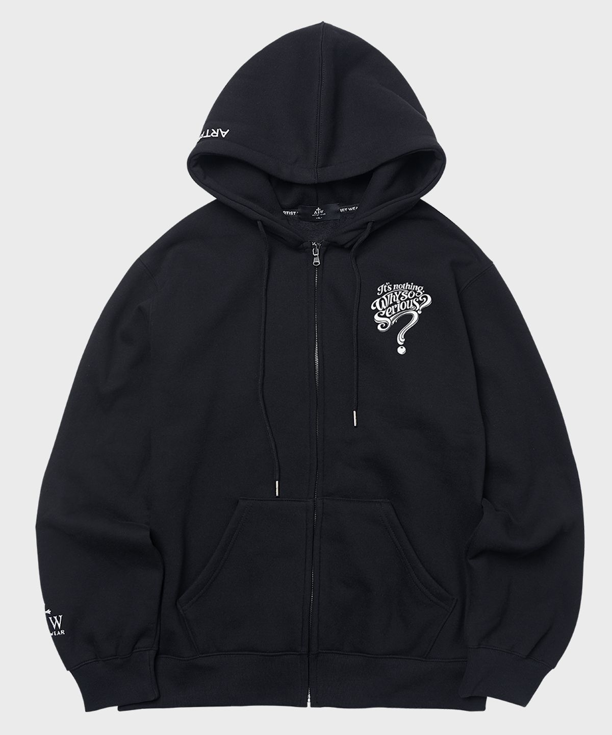 아티스트웨어(ARTISTWEAR) [ATW] 시리어스 후드집업- 2COLOR