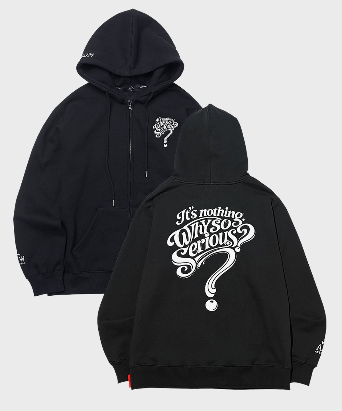 아티스트웨어(ARTISTWEAR) [ATW] 시리어스 후드집업- 2COLOR
