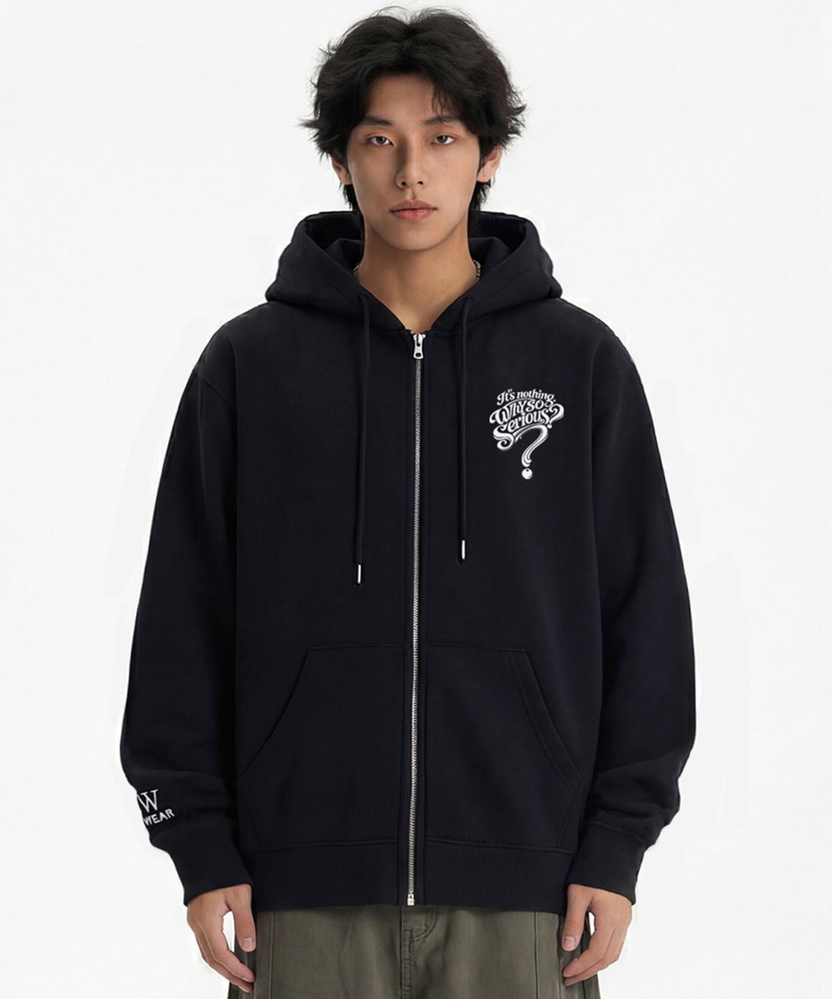 아티스트웨어(ARTISTWEAR) [ATW] 시리어스 후드집업- 2COLOR