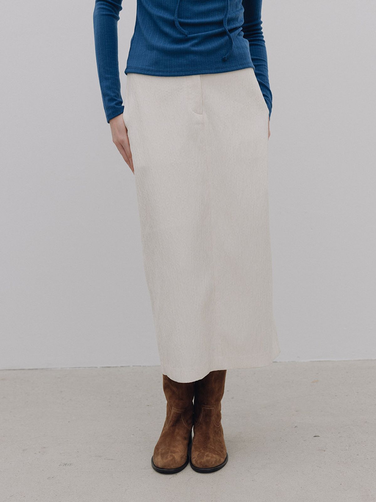 헌치(HUNCH) Linkle H-Line Classic Skirt (2color)