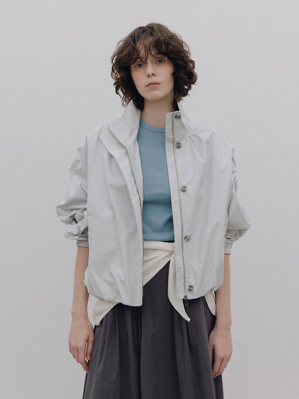 헌치(HUNCH) Voluminous Cotton Blouson