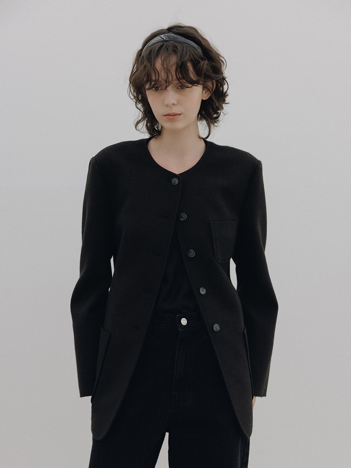 헌치(HUNCH) Modern Classic Tweed Jacket (2color)