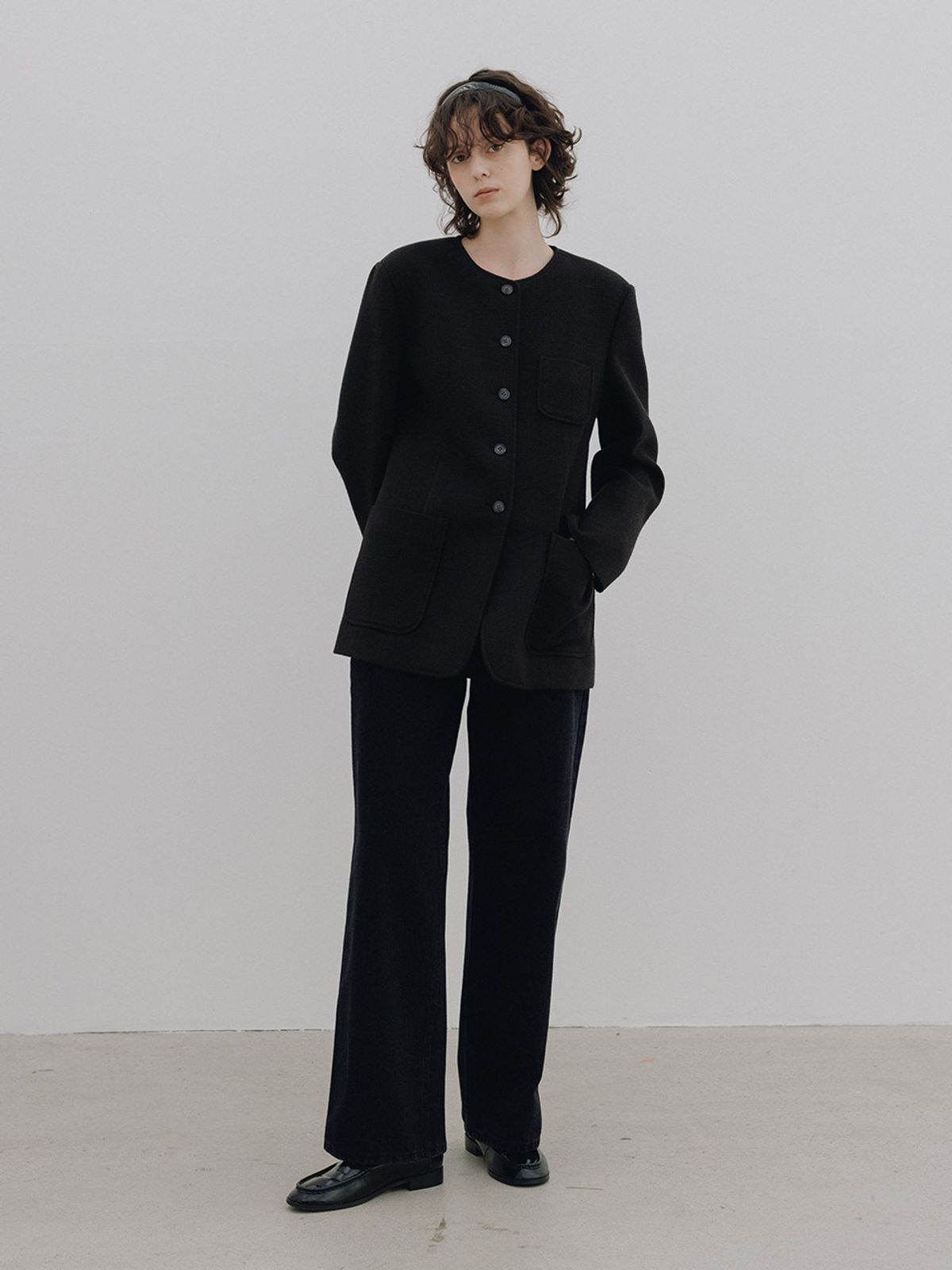 헌치(HUNCH) Modern Classic Tweed Jacket (2color)