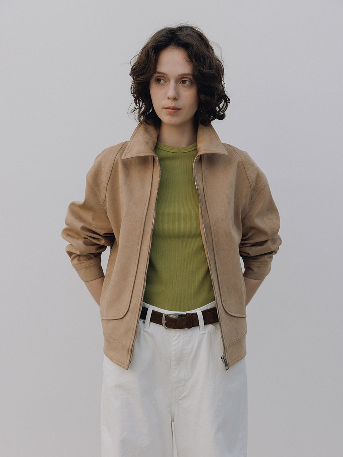 헌치(HUNCH) Suede Blouson