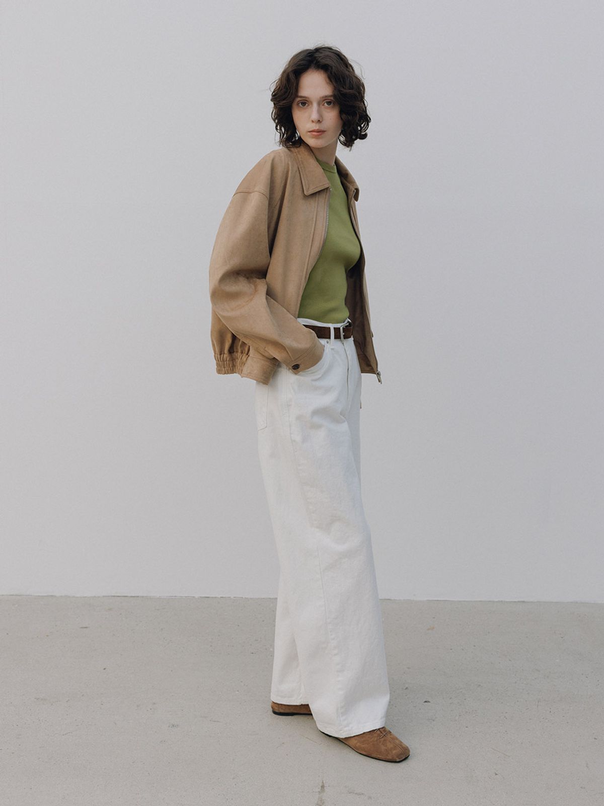 헌치(HUNCH) Suede Blouson