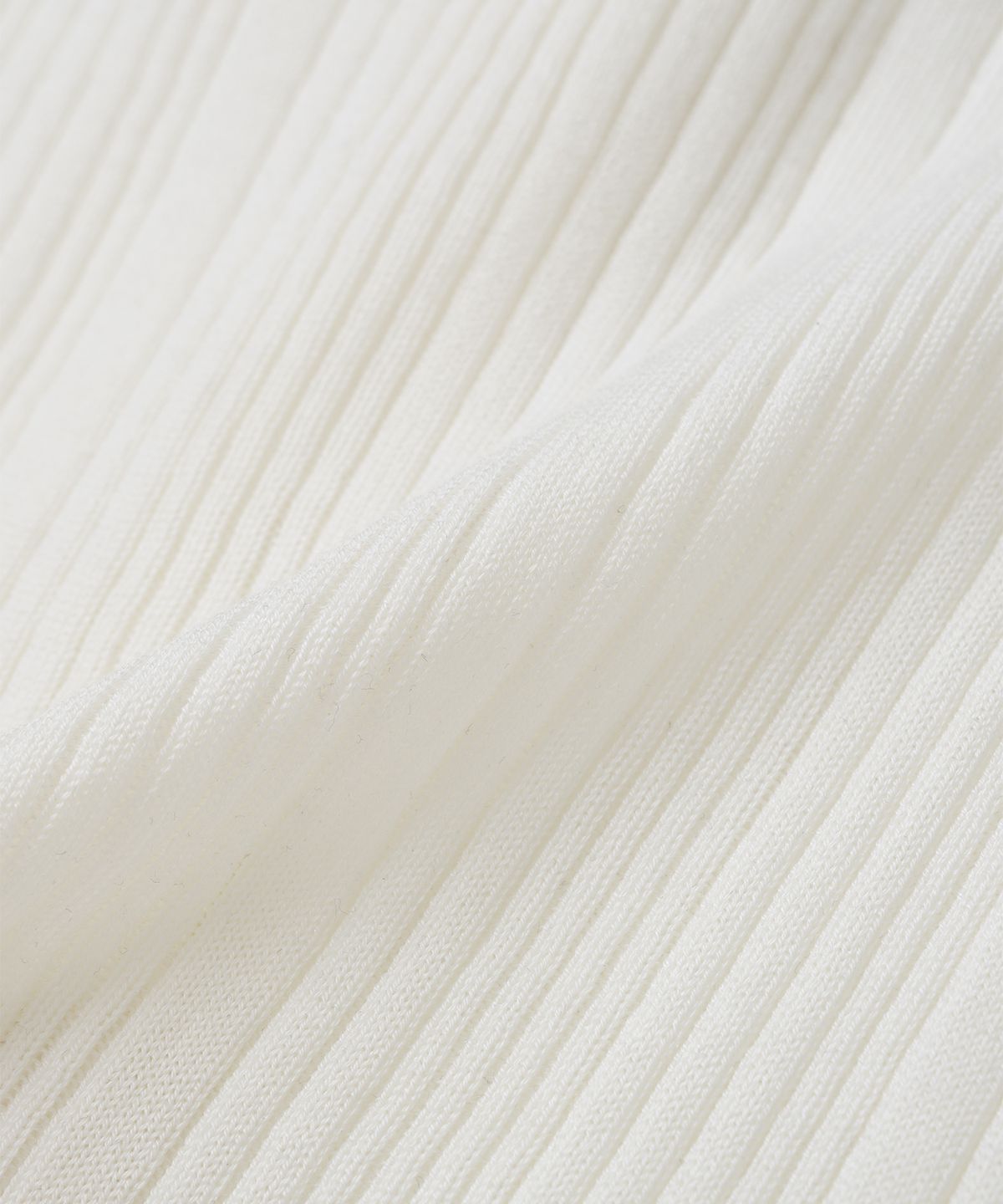 밀로 우먼(MILLO WOMEN) 리브드 레이어드 니트 탑 [아이보리]