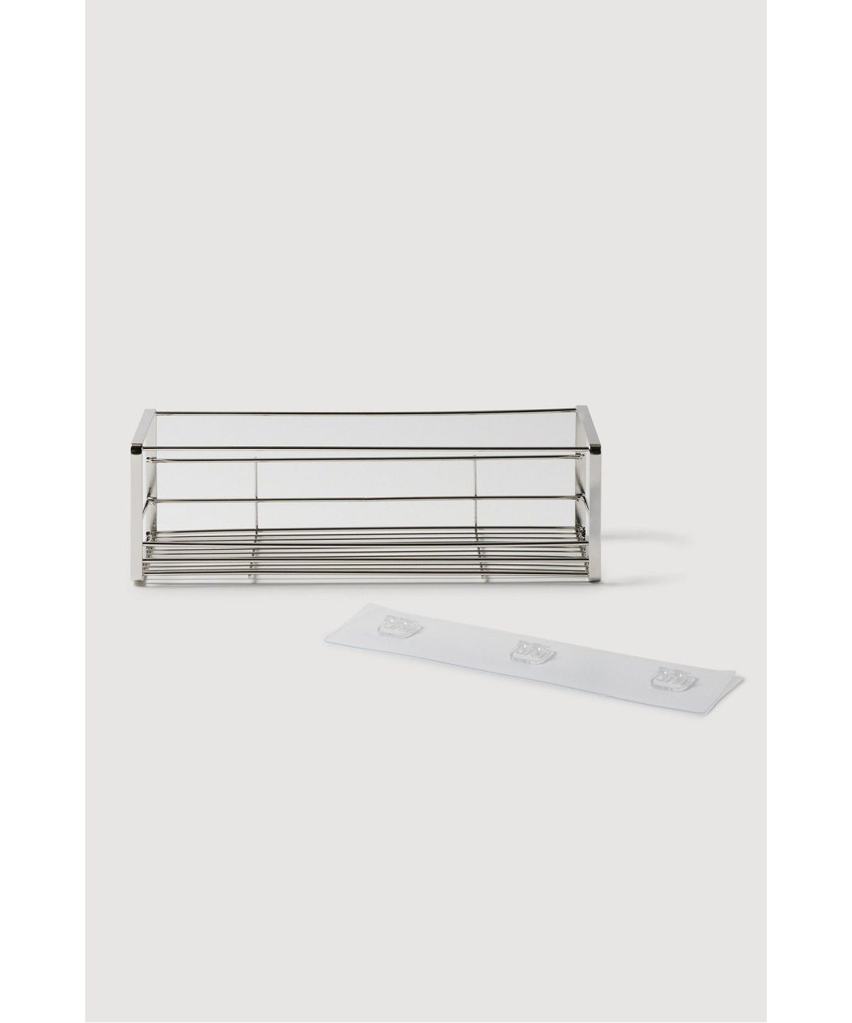 자주(JAJU) 간편 부착 스테인리스 와이어 선반 깊은형 38CM