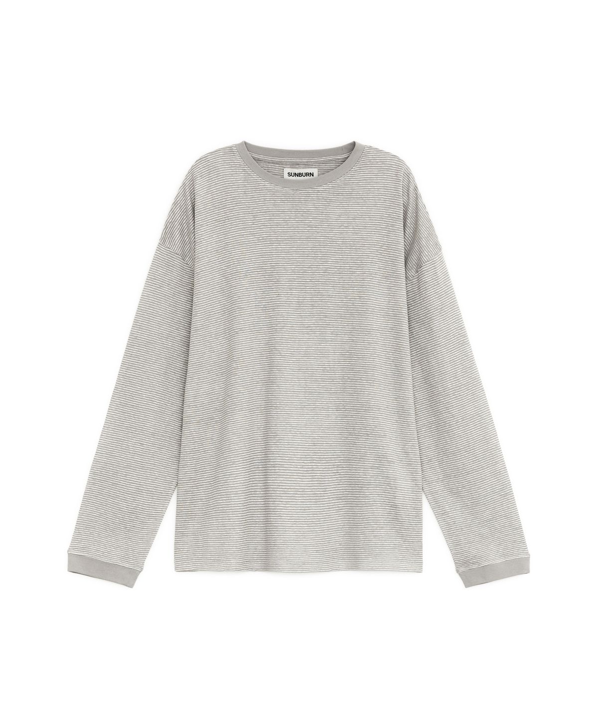 썬번프로젝트(SUNBURNPROJECT) 58 EASY LONG SLEEVE TOP, GRAY